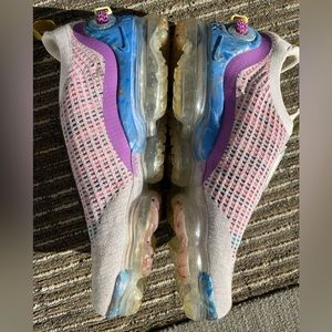 Grey multi color Nikes